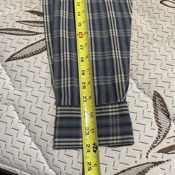 Vintage Ben Sherman Plaid Long Sleeve Casual Button Down Men's Shirt Medium - Picture 8 of 8